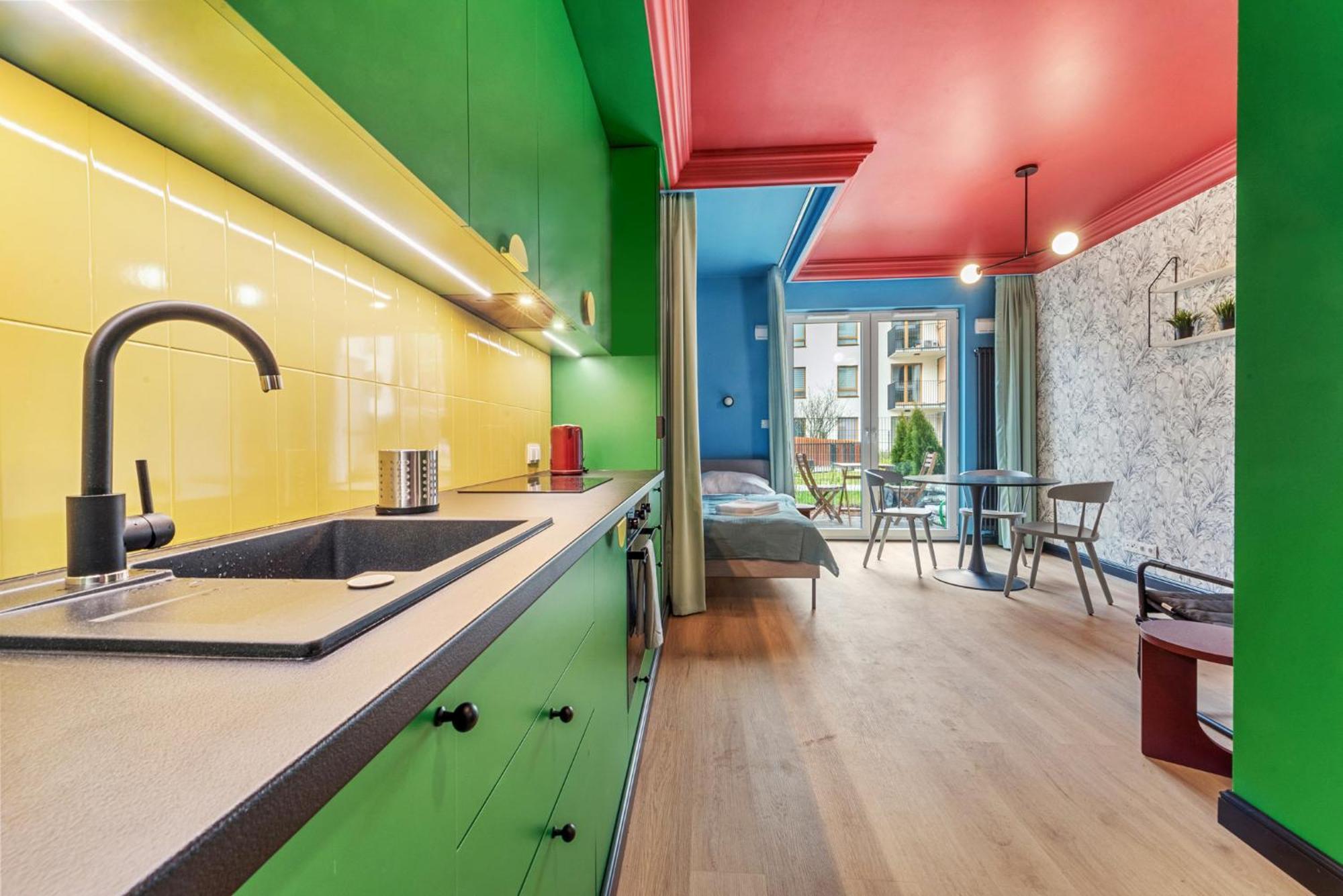 דירות ורשה Colorful Apt Close To The Center Great Location מראה חיצוני תמונה